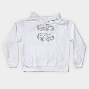 924 Turbo S Kids Hoodie